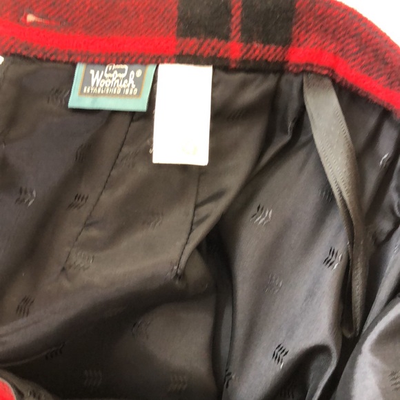 *SOLD* Vintage Woolrich Red Plaid Long Maxi Wool Skirt - 4 - Picture 9 of 9